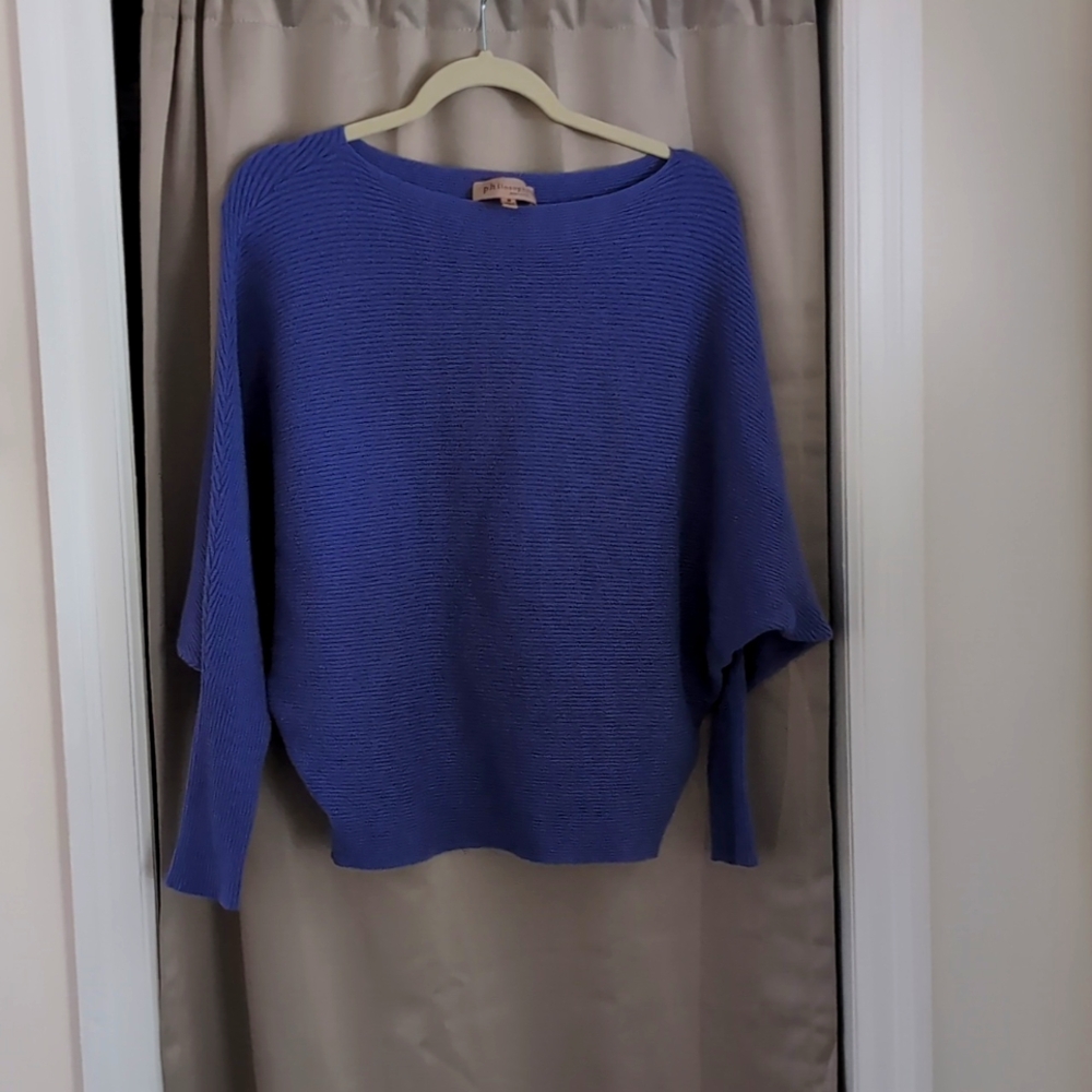 Perfect Purple Ribbed            Light Sweater